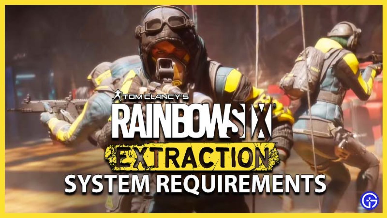 Betaling Awakening Springboard Rainbow Six Extraction System Requirements - Gamer Tweak