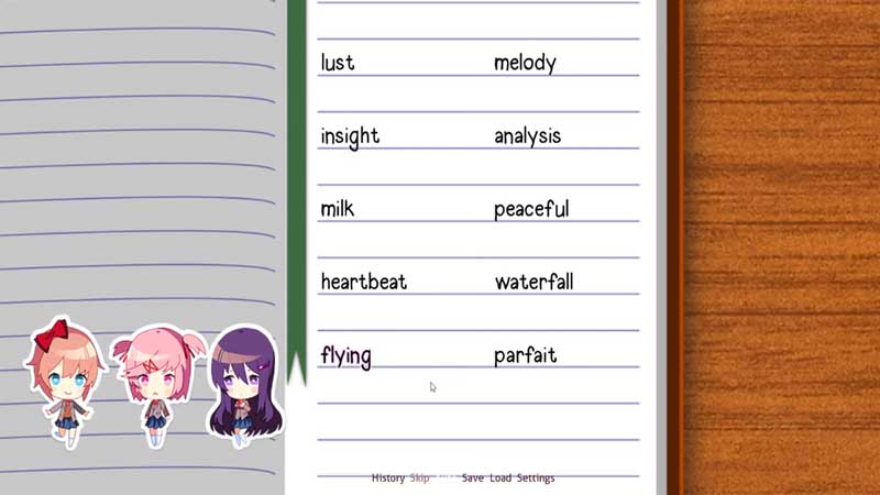 all new content in ddlc