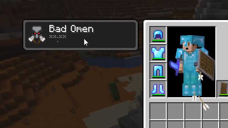 bad omen minecraft
