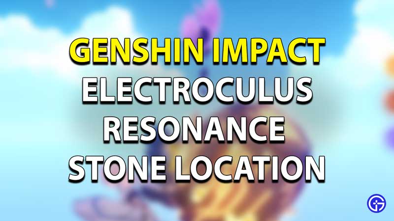 Electroculus Resonance Stone Genshin Impact