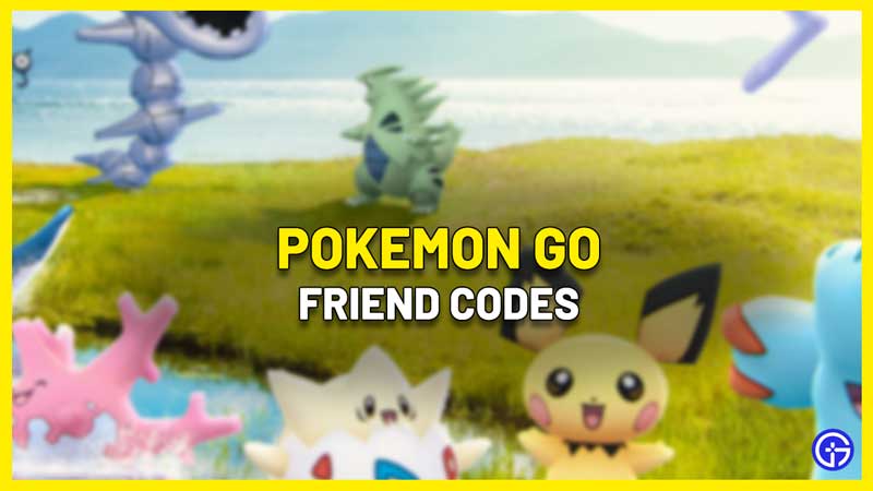 enter Pokemon Go Friend Codes to invite friends