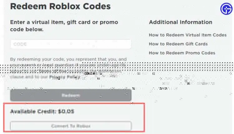 how to convert credit to robux 