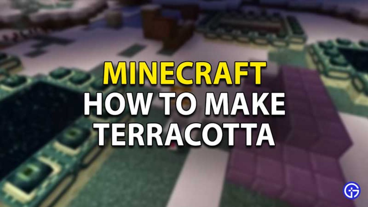 Minecraft Terracotta How To Craft Dye It Gamer Tweak