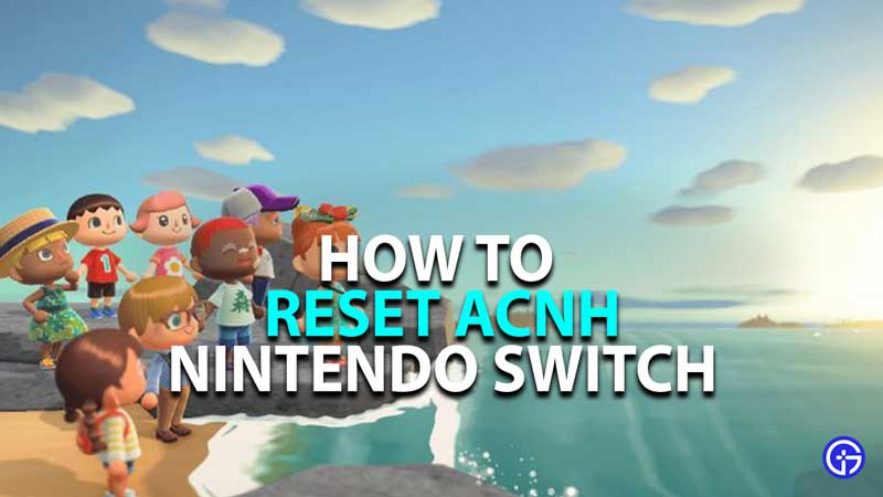 how to reset animal crossing new horizsons on nintendo switch
