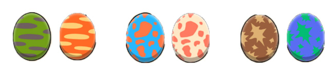 Monstie Egg Patterns