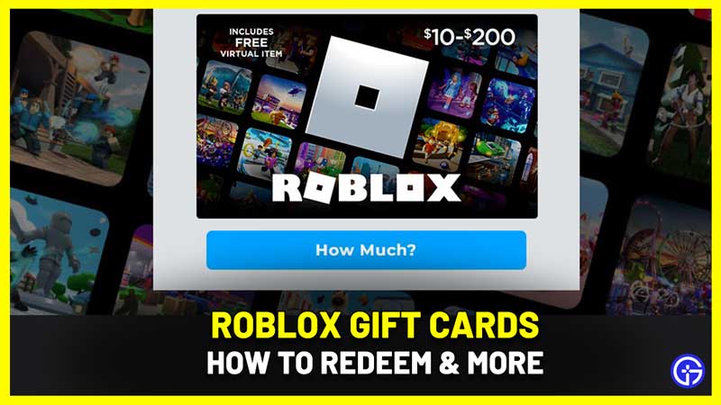 How To Redeem Roblox Gift Card