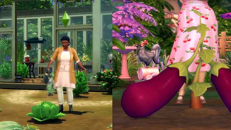 How to Grow and Get Oversized Crops in Sims 4 Cottage Living