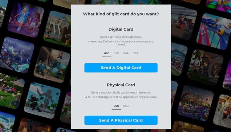 type of gift card