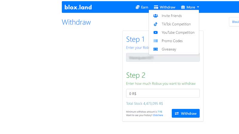 how to redeem bloxland promo codes