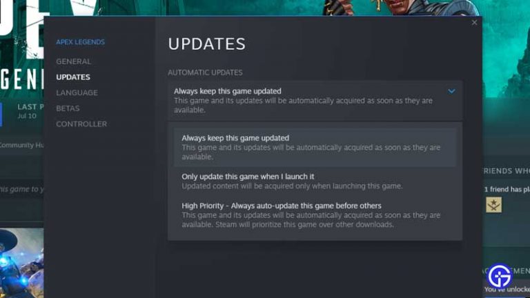 How To Update Apex Legends On Steam [2022] - Gamer Tweak