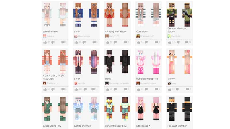 minecraft skin unblocked