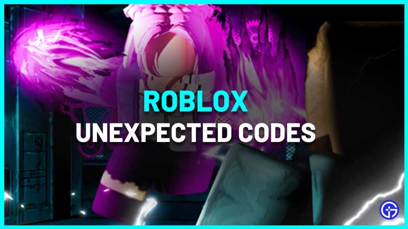 unexpected codes roblox