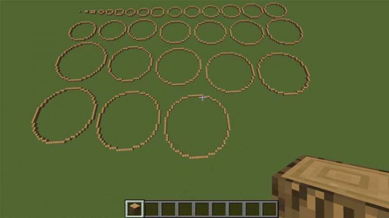 How To Make And Fill A Circle In Minecraft - Gamer Tweak