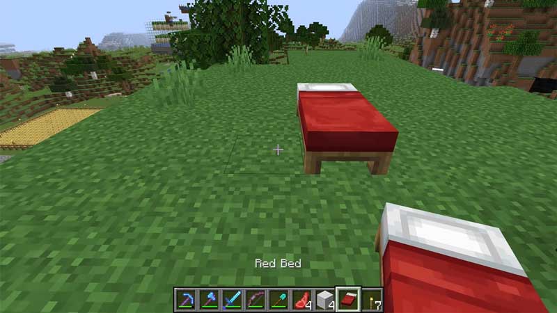 colored bed minecraft