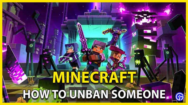 Minecraft: How To Unban Someone