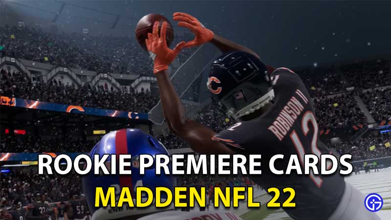 Madden 22 Rookie Premiere