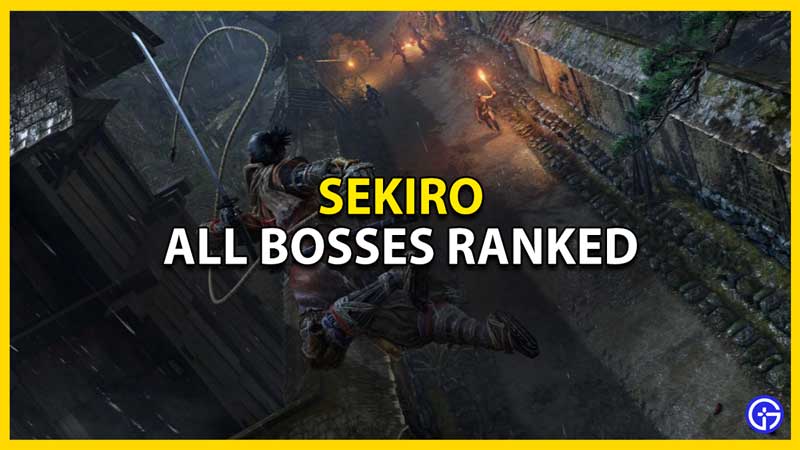 Misvisende kaste støv i øjnene Kor Sekiro Bosses Ranked: Every Boss From Easy To Difficult - Gamer Tweak