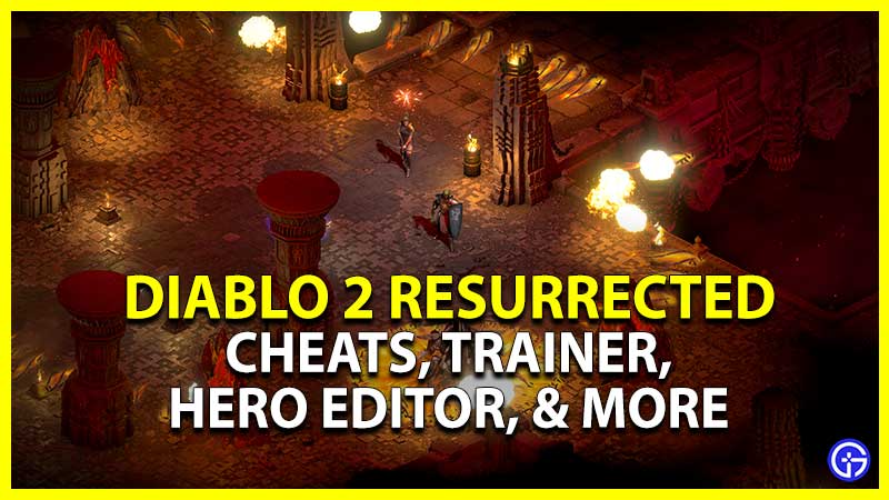 Diablo 2 Resurrected Cheats, Trainer, Hex Hero Editor