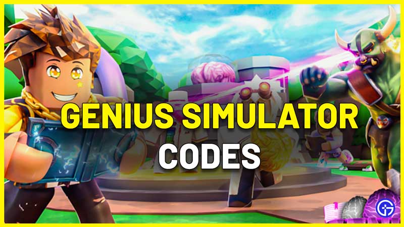 Genius Simulator Codes Roblox