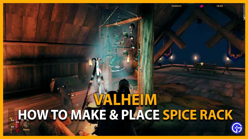how to make and place spice rack in valheim