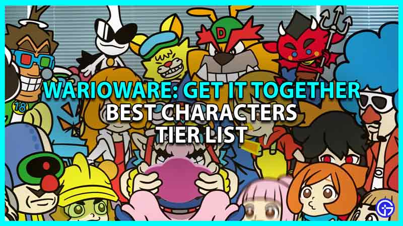 WarioWare Get It Together best characters tier list