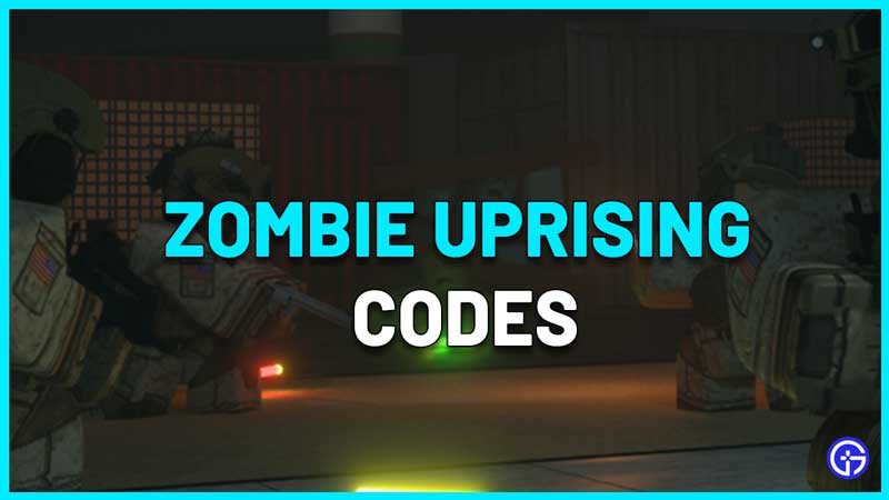 Zombie Uprising Codes Roblox