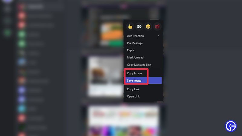 cant copy or save images from preview discord