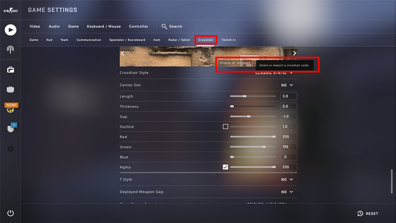 CSGO Crosshair Codes 2022 How To Use Gamer Tweak