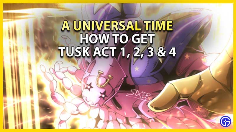 YBA] Tusk Act 4 Rework vs. Bosses 