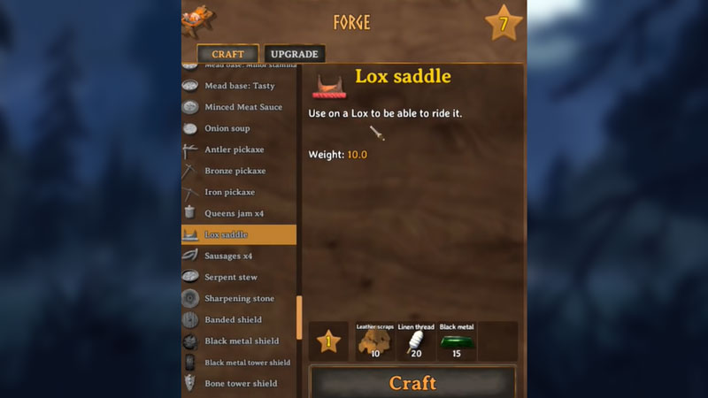 Valheim Lox Accessory: How To Craft And Use Saddle?