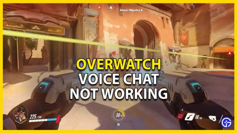 how to fix voice chat not working in overwatch