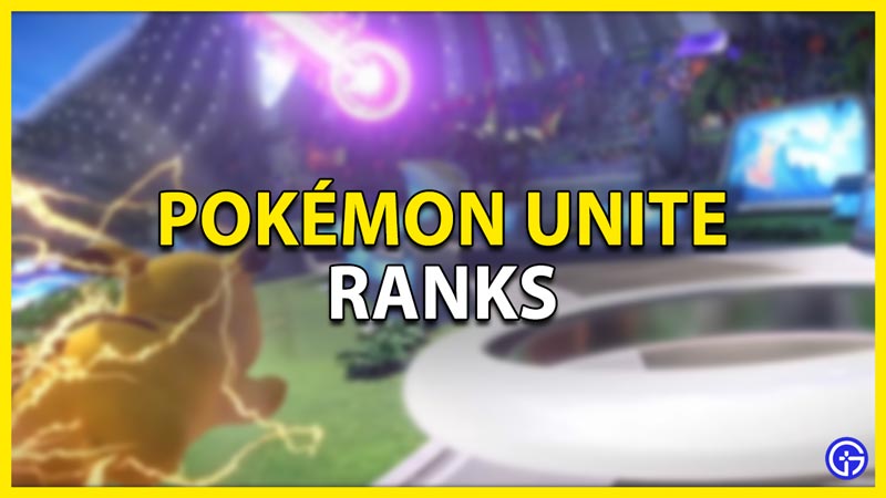 ranking system pokemon unite
