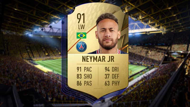 real fifa 22 player rankings neymar