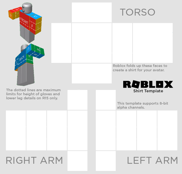 Roblox Shirt Texture Template - Roblox Pants Light Shading Template - Free  Transparent PNG Clipart Images Download