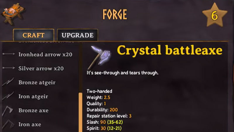 Valheim Crystal Battleaxe: How To Get Crystal Shards And Craft Axe