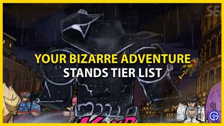 Your Bizarre Adventure Tier List July 2023 - Gamer Tweak