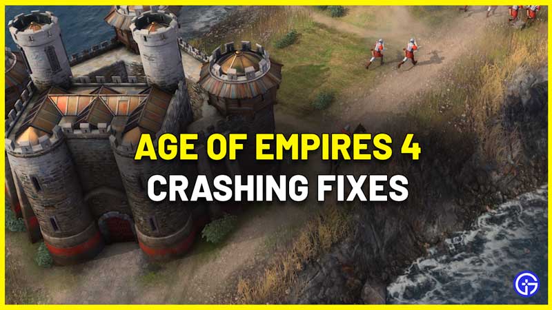 age of empires 4 crashing on startup launch on pc