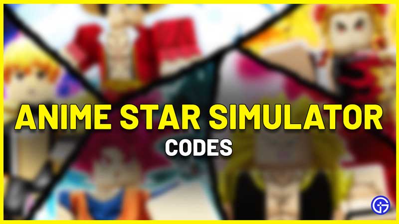Anime Star Simulator Codes Roblox