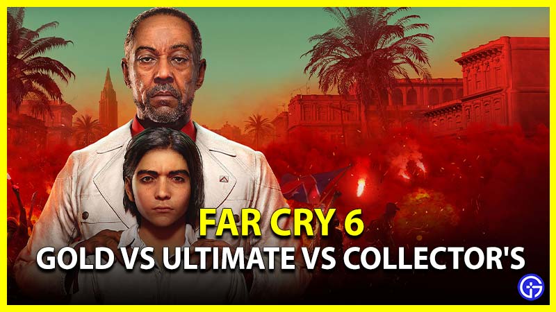 Different Far Cry 6 Editions Pre Order Bonus