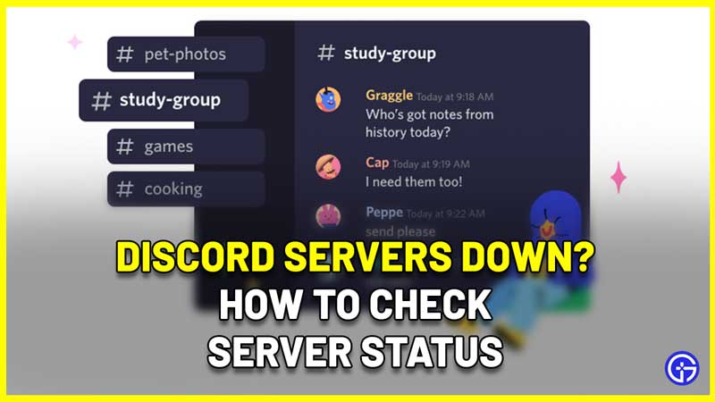 discord not working how to check server status