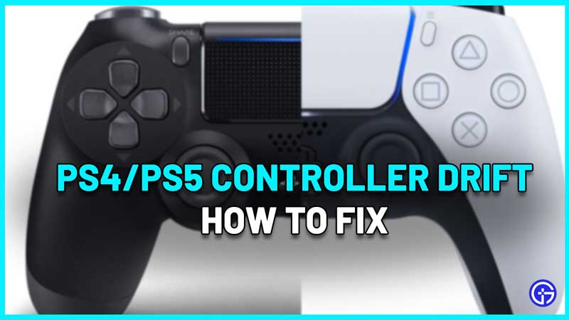 how to fix drift on PS4 & PS5 Controller