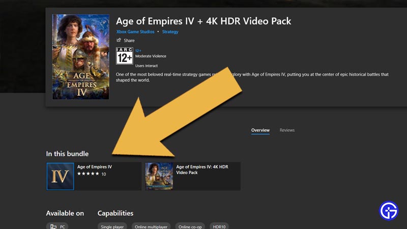 How to Download & Install AoE 4 in Microsoft Store Without or Removing 4k Video Pack