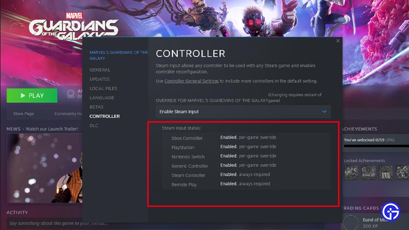 How to Fix Steam Controller Mapped Wrong Issue in Marvel's Guardians of the Galaxy