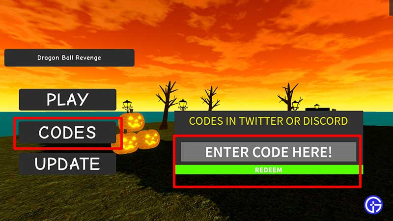 How to Redeem Codes in Roblox Dragon Ball Revenge