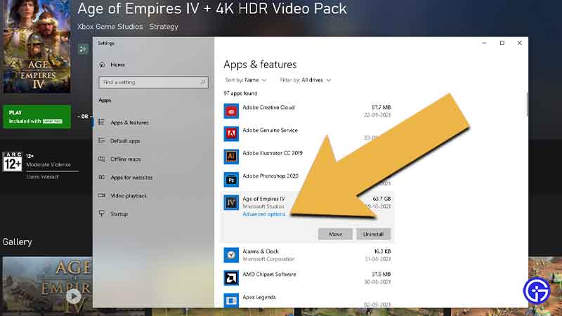 How to Remove or Uninstall 4K Video Pack in Age Of Empires 4