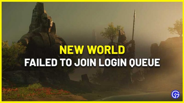 New World Failed To Join Login Queue Fix