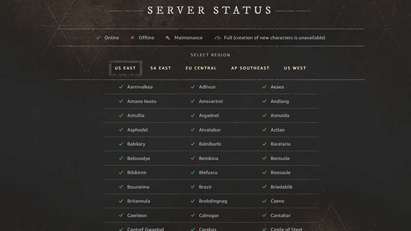 Dimensiunea cozii de populație din New World Server