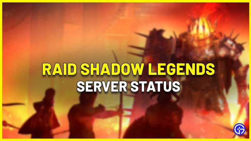 Raid Shadow Legends Server Status
