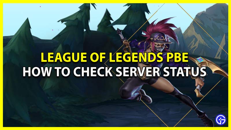are league of legends pbe servers down