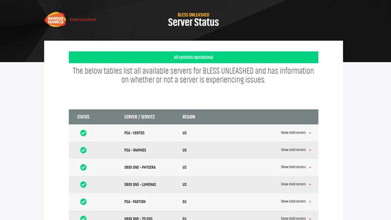 kun os selv Ubestemt How To Check Bless Unleashed Server Status? - Gamer Tweak